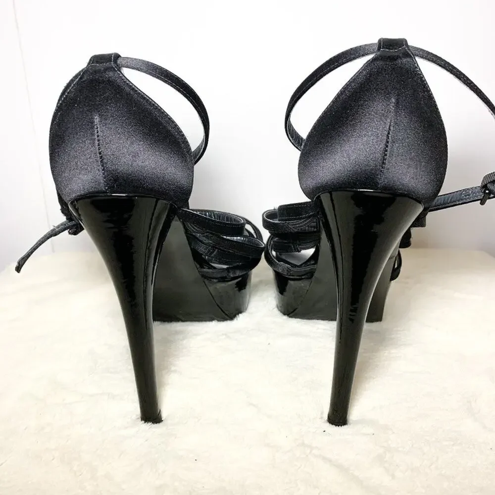 STUART WEITZMAN Strappy Platform Stiletto Heels